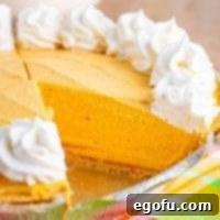 Close up looking at a Pumpkin Cheesecake with a piece removed.