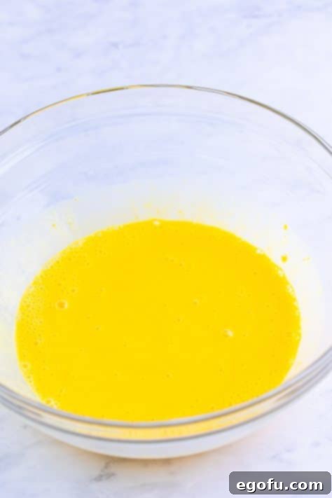 A mixing bowl with pudding.