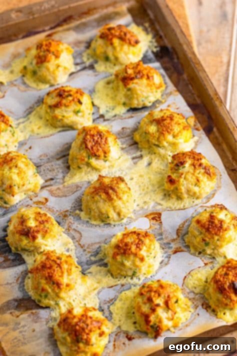 Zesty Piccata Chicken Bites 17 Broiled Chicken meatballs.