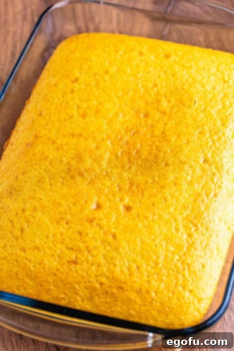 Party Perfect Bowl Cake 11 A yellow cake in a dish.