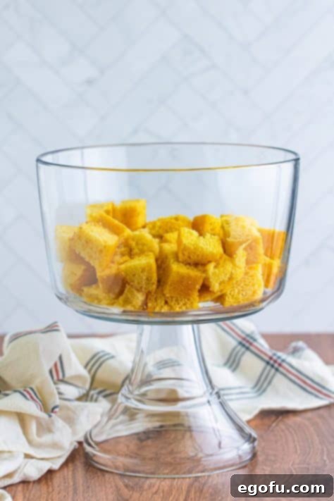 Party Perfect Bowl Cake 13 Punch bowl with cake pieces.