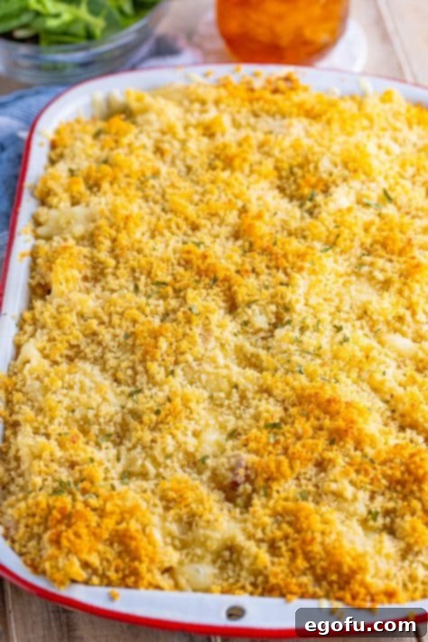 A baked Malibu Chicken Casserole.
