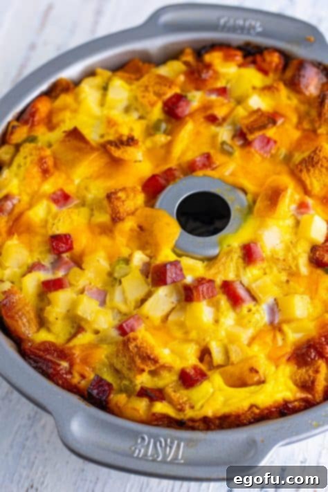 A freshly baked Breakfast cake.