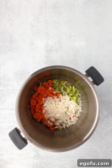 Veggies being cooked in an Instant Pot.