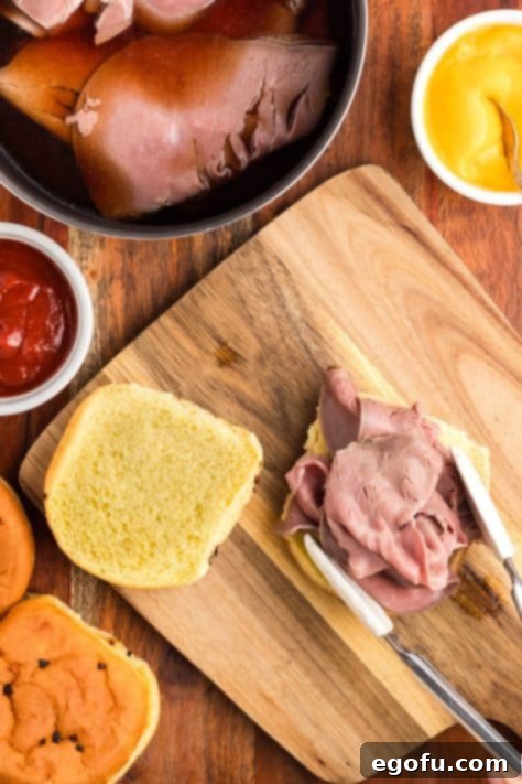 Roast beef on a bun.