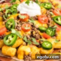 Looking down closely on a pile of Tachos.