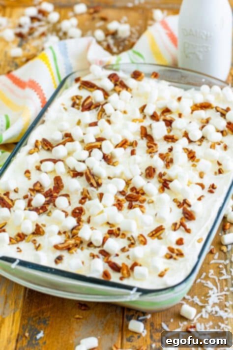 Pistachio watergate dessert with toppings.