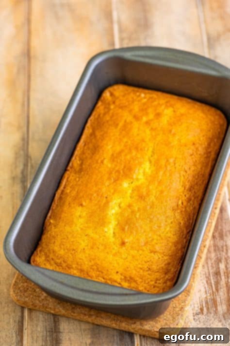Tropical Coconut Bake 12 Baked Coconut Bread in a loaf pan.