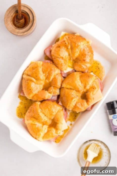 Partially baked croissants.