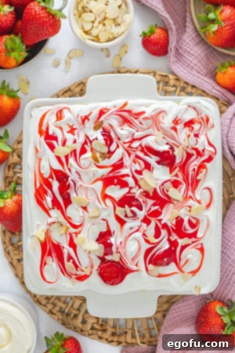 Cloud Nine Indulgence 15 Cool Whip and pie filling as the top layer of the dessert.