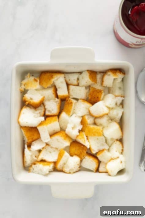 Cloud Nine Indulgence 10 Pieces of Angel food cake in a cake pan.