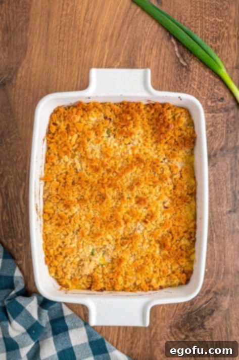 Baked Neiman Marcus Chicken Casserole.