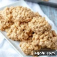 No Bake Avalanche Cookies, beautifully presented for a delicious treat.