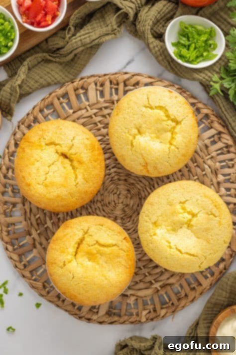 Golden Cornbread Chili Bake 12 Golden brown Cornbread chili pot pies.