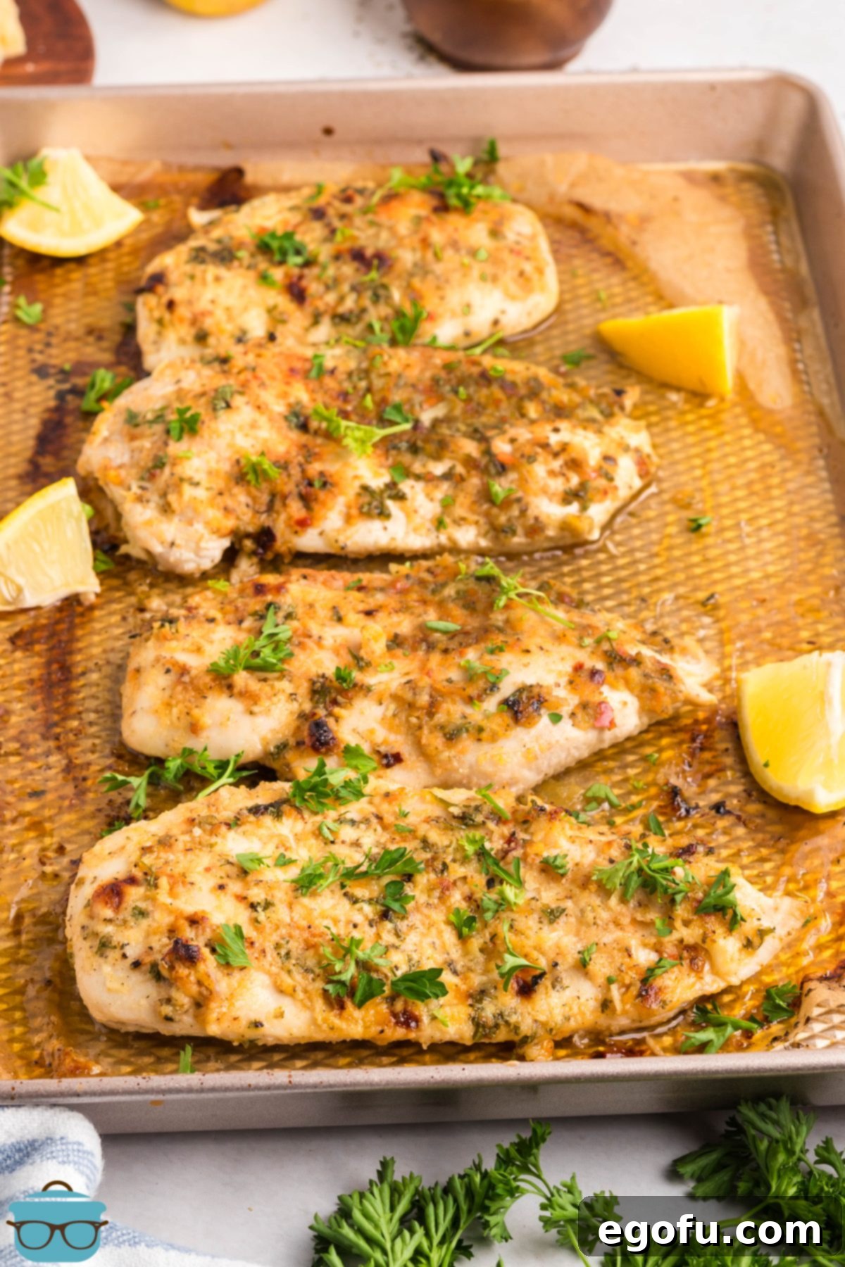 Garlic Parmesan Crusted Chicken 2 Delicious Baked Garlic Parmesan Chicken Pieces