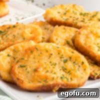 Looking down closely at some Party Puffs on a plate.