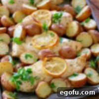 Sheet Pan Greek Chicken recipe from The Country Cook.