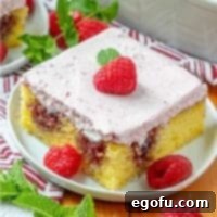 Lemon Raspberry Poke Cake recipe thumbnail
