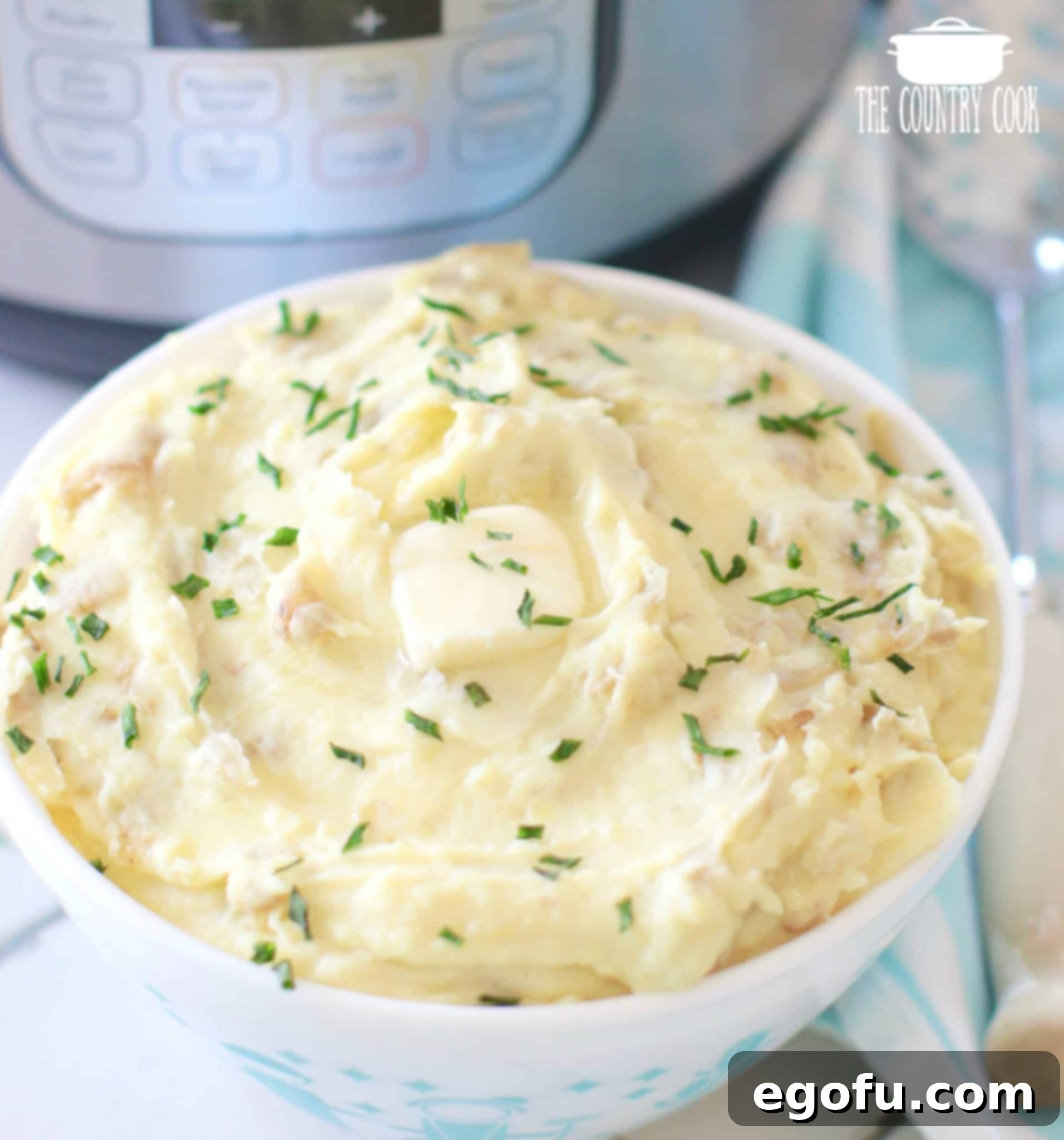 Garlic Mashed Potatoes, Instant Pot