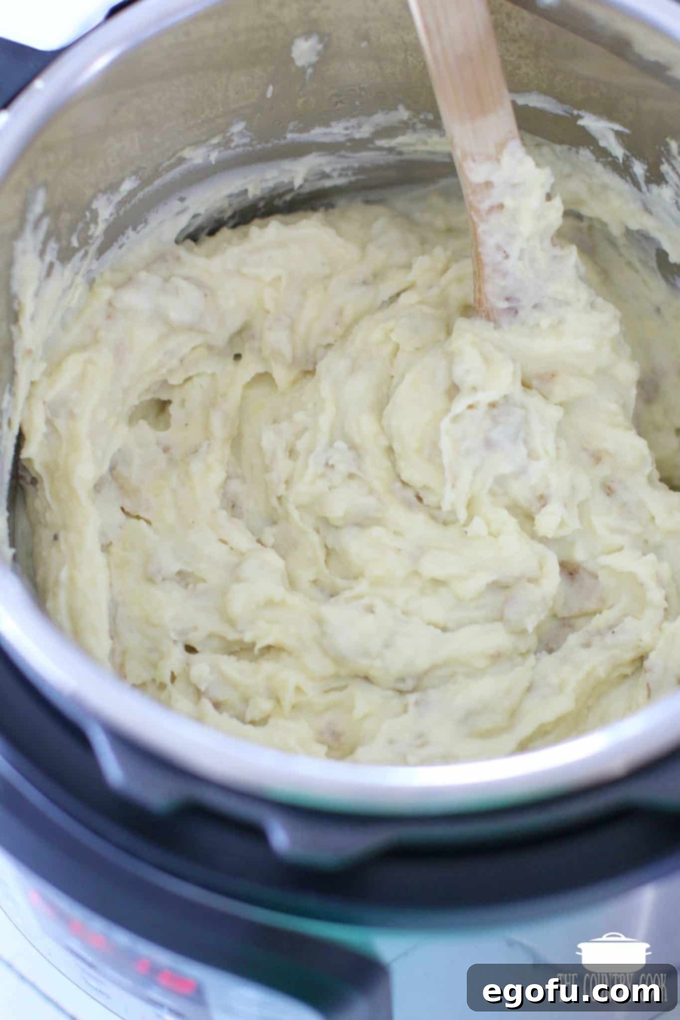 Instant Pot Garlic Mashed Potatoes.