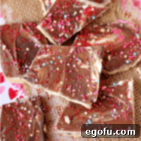 Valentine's Day No Bake Graham Cracker Toffee