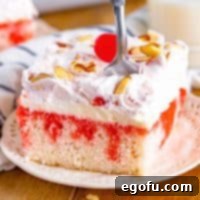 Cherry Almond Poke Cake recipe.