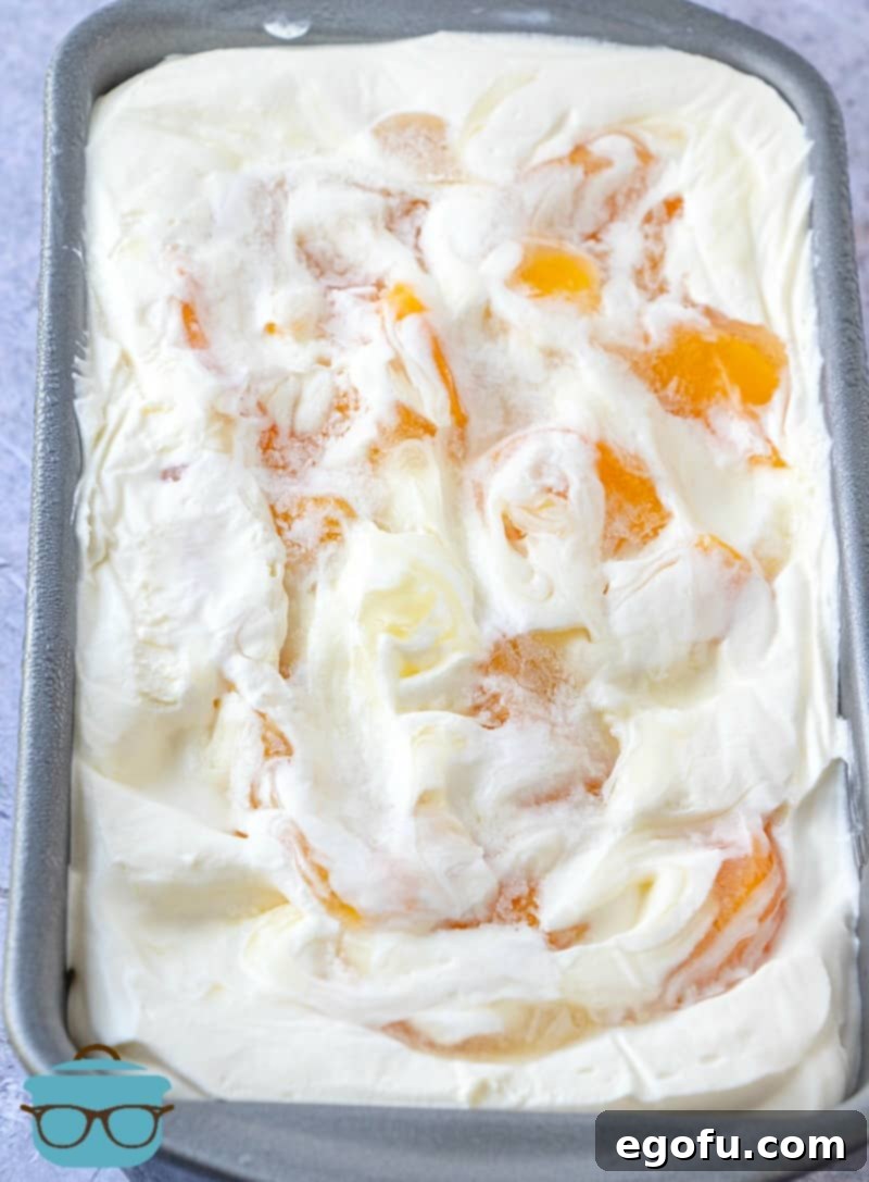 frozen Peach Ice Cream
