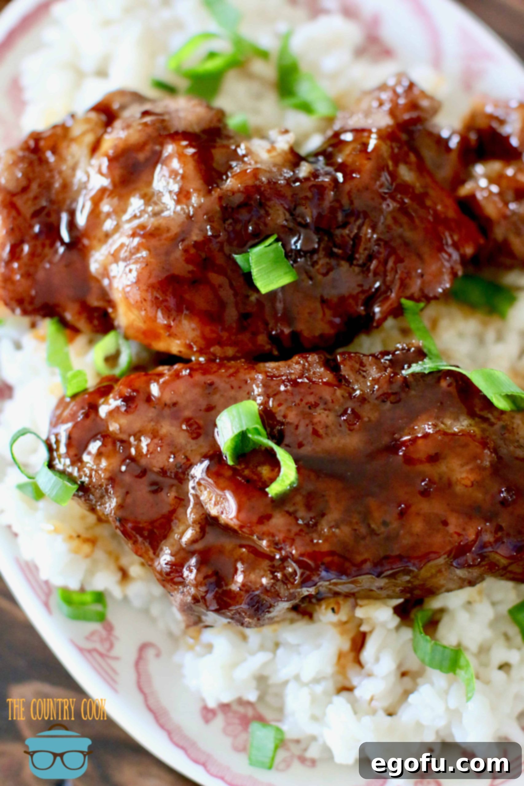 Instant Pot Tender Korean BBQ Country Ribs 20 Instant Pot Korean BBQ Country Style Ribs with white rice.