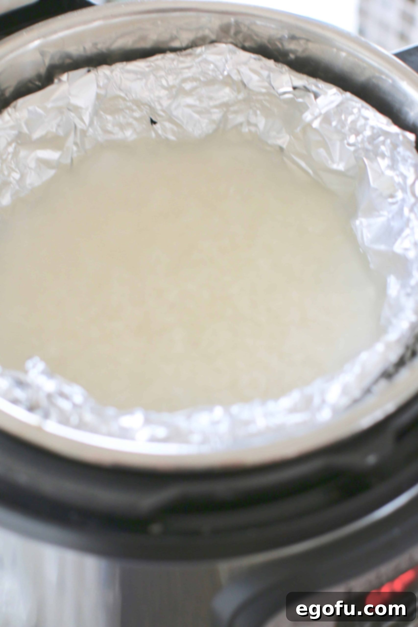 Instant Pot Tender Korean BBQ Country Ribs 10 Instant Pot rice in an insert.