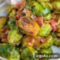 Stovetop Brussels Sprouts with Bacon
