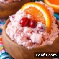 Whipped Cranberry Delight 3 Cranberry Orange Fluff recipe