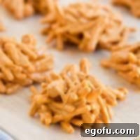No-Bake Butterscotch Chow Mein Haystacks