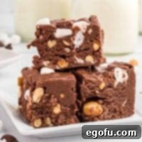 Bumpy Road Bliss 3 Homemade Rocky Road Fudge recipe