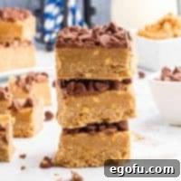 A small, mouth-watering thumbnail image of Chocolate Chip Peanut Butter Fudge, showcasing its rich texture and chocolate chip topping.
