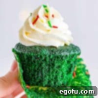 Emerald Velvet Delights 2 HOMEMADE GREEN VELVET CUPCAKE RECIPE