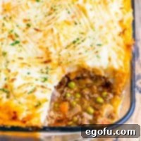 A mouth-watering Shepherd's Pie, showcasing the golden-brown potato topping and rich filling, a classic recipe from The Country Cook.
