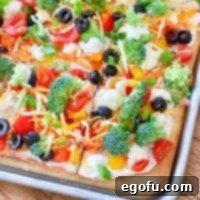 Easy Fresh Vegetable Pizza