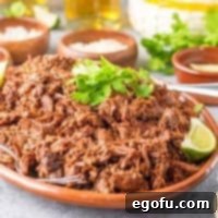 Square image of Barbacoa on platter