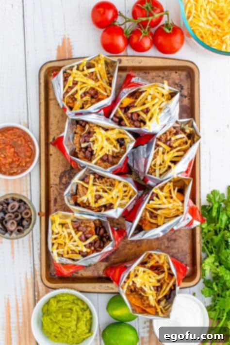 Cheese added on top of beans in bag.