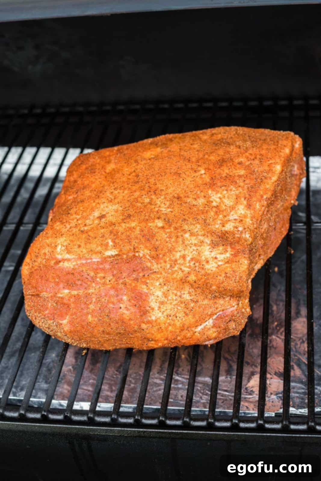 Pork Shoulder on smoker.