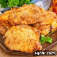Air Fryer Chicken Thighs recipe thumbnail