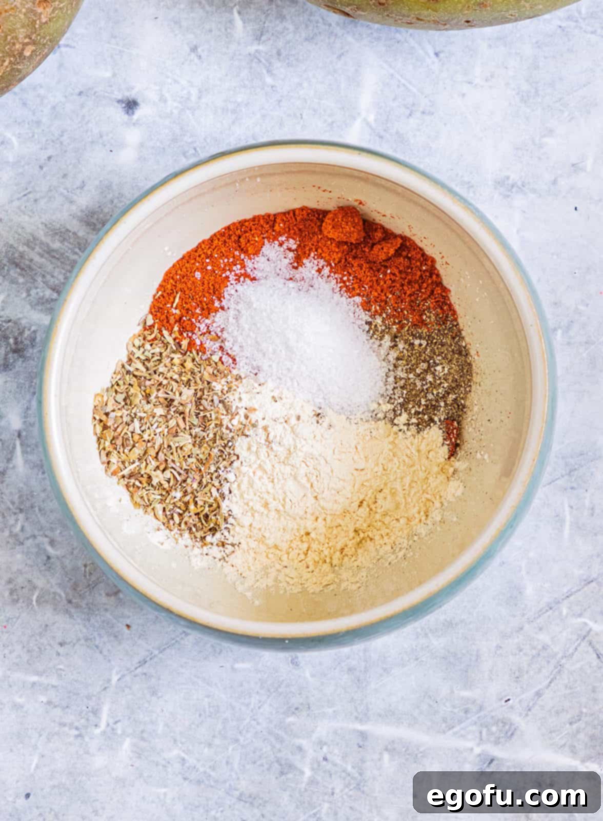 Herbs and spices in bowl