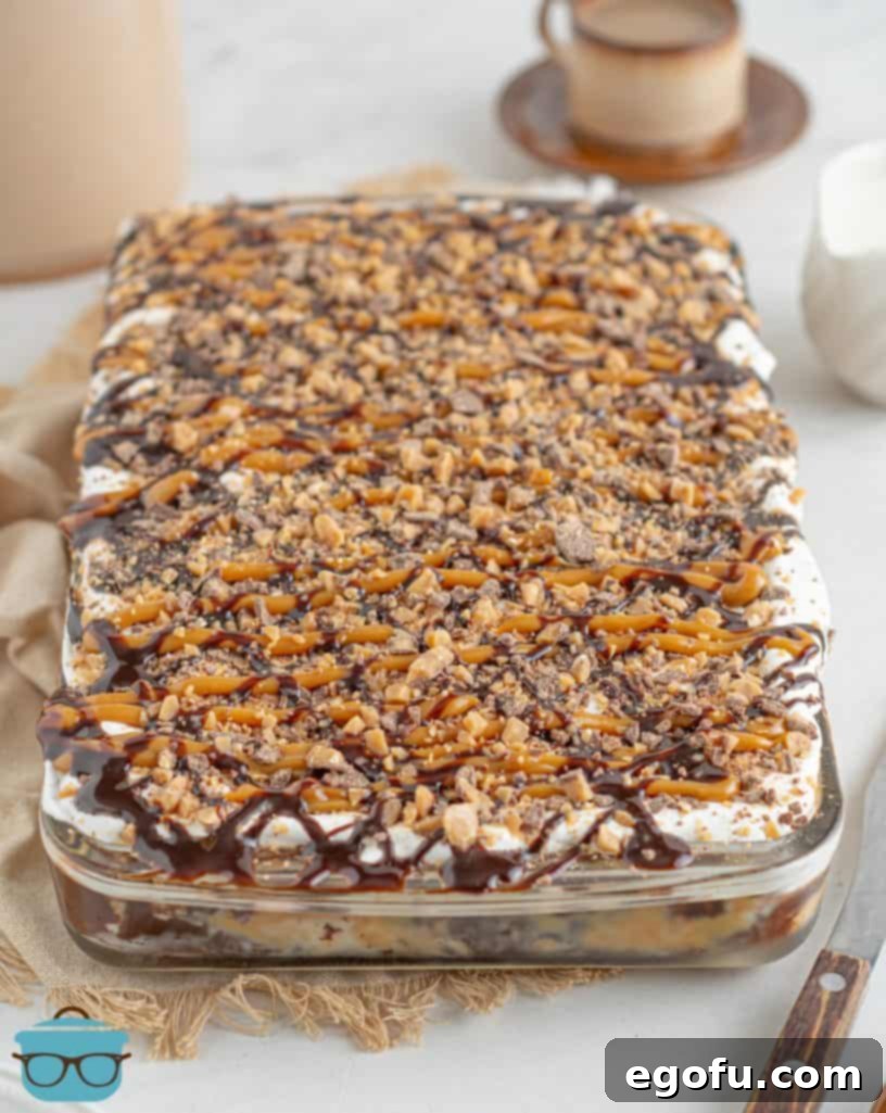 Pure Ecstasy Dessert 12 Finished Better Than Sex Cake in pan.