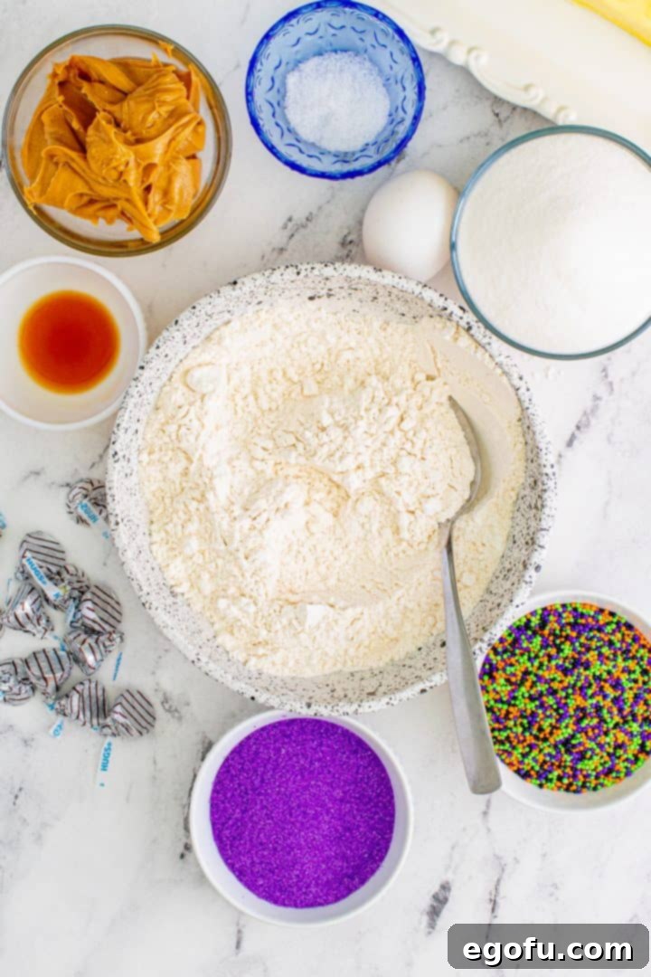 Dry ingredients mixed together in bowl, ready to be incorporated into wet ingredients.