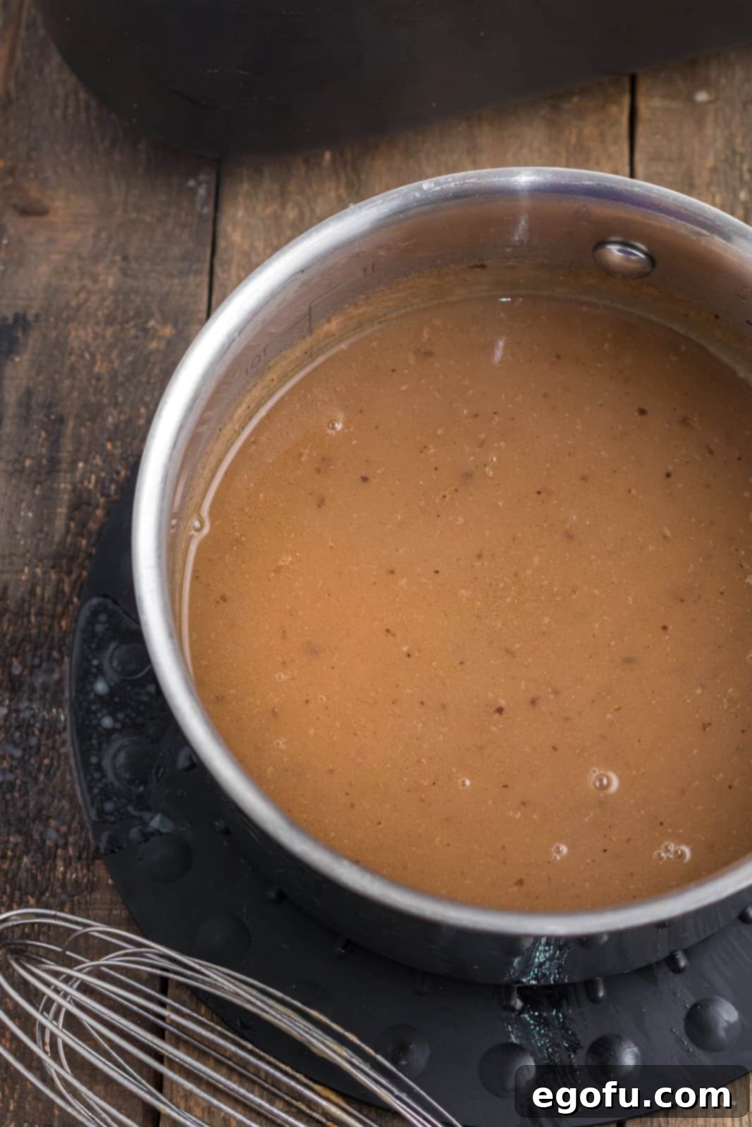 Worcestershire, salt and peppers added to au jus mixture.