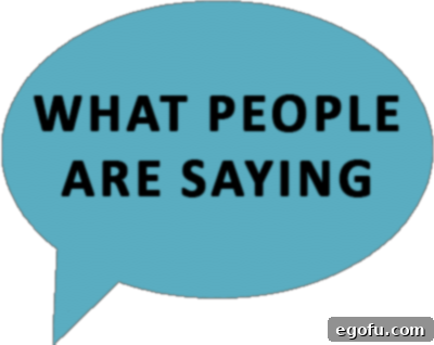 A cartoon image of people giving positive feedback.