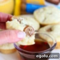 Delicious and easy Pancake and Sausage Muffins, perfect for breakfast.