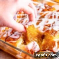 Easy Glazed Cinnamon Pull Apart Bread recipe, showcasing its inviting golden crust and sweet glaze.