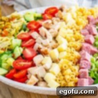 Vibrant Italian Chopped Salad 10 Italian Chopped Salad recipe with Homemade Italian Dressing