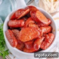 Crock Pot Glazed Sausage Bites recipe.